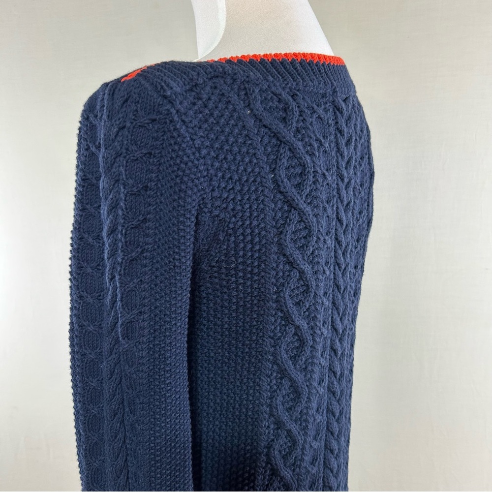 J. Crew Navy Cable Knit Sweater - Picture 11 of 16